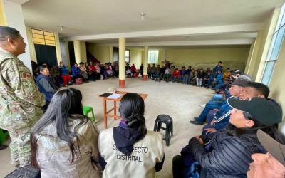 FIRMA DEL CONVENIO DE DONACIÓN CON LA COMUNIDAD DE OSCCOLLOPAMPA