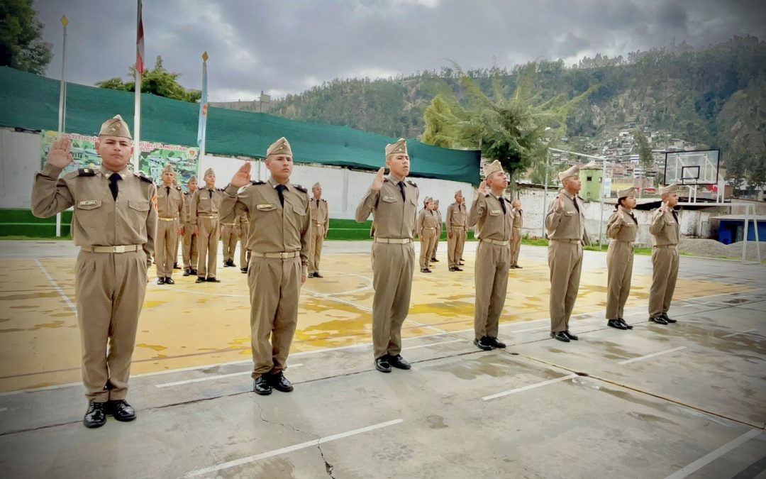 CEREMONIA DE JURAMENTACIÓN DEL MUNICIPIO ESCOLAR – COLEGIO MILITAR ANCCOHUAYLLO